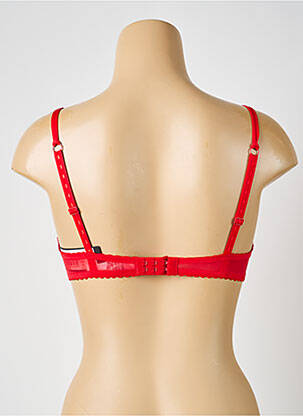 Soutien-gorge avec armature rouge PIEGE femme