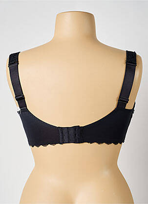 Soutien-gorge effet matière satinée haut soutien-gorge emboitant noir ROSA FAIA femme