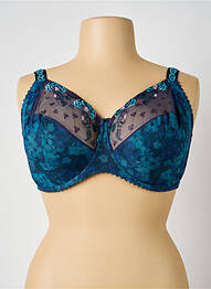 Soutien-gorge broderie haut soutien-gorge emboitant bleu PRIMADONNA femme