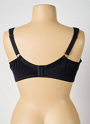 Soutien-gorge effet matière satinée haut soutien-gorge emboitant noir PIEGE femme