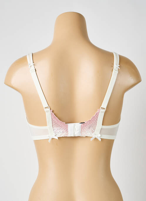 Soutien-gorge légère et transparente haut soutien-gorge emboitant blanc MILLESIA femme