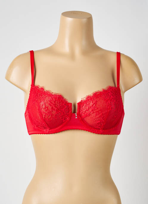 Soutien-gorge avec armature rouge PIEGE femme