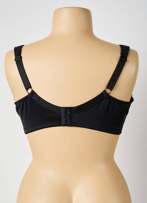 Soutien-gorge effet matière satinée haut soutien-gorge emboitant noir PIEGE femme