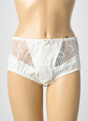 Culotte tissage satiné beige PIEGE femme