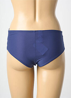 Shorty tissage satiné bleu MILLESIA femme