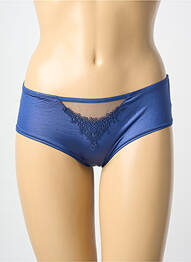 Shorty tissage satiné bleu MILLESIA femme