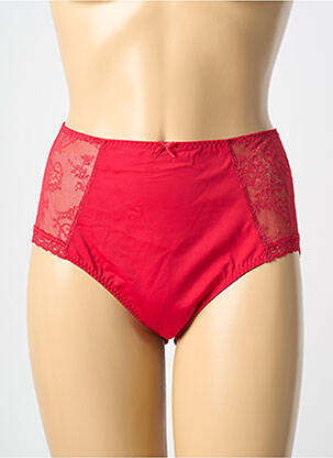 Culotte tissage satiné rouge ROSA FAIA femme