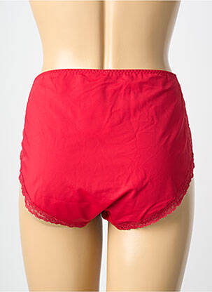 Culotte tissage satiné rouge ROSA FAIA femme
