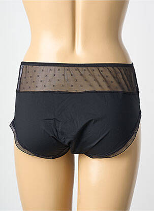 Shorty tissage satiné noir PRIMADONNA femme