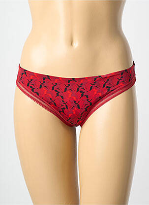 Culotte tissage satiné rouge PASSIONATA femme