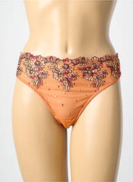 Culotte effet matière satinée orange MILLESIA femme