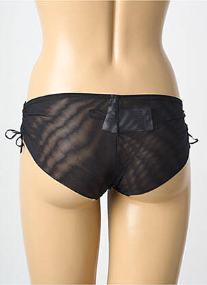 Shorty effet matière satinée noir MILLESIA femme