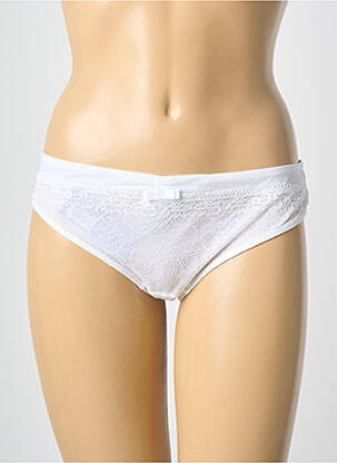 Culotte stretch blanc PIEGE femme