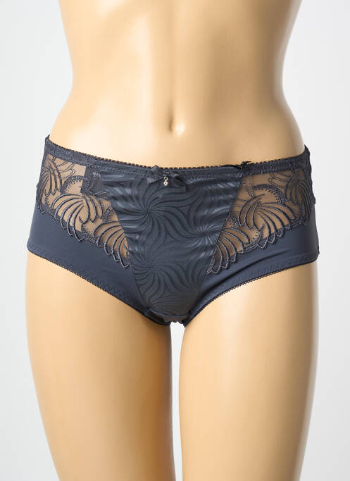 Culotte tissage satiné gris PIEGE femme