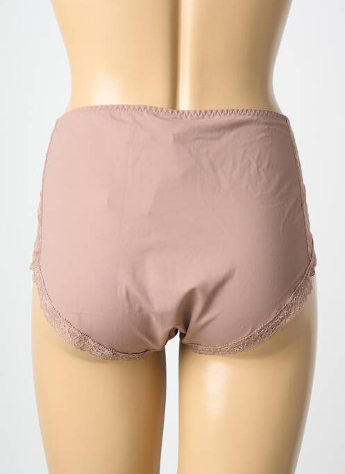 Culotte tissage satiné marron ROSA FAIA femme
