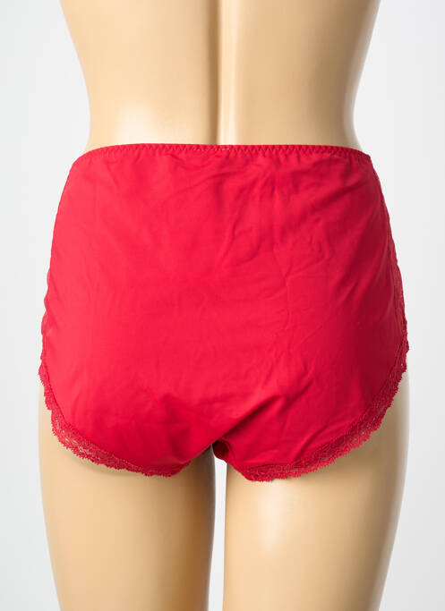 Culotte tissage satiné rouge ROSA FAIA femme