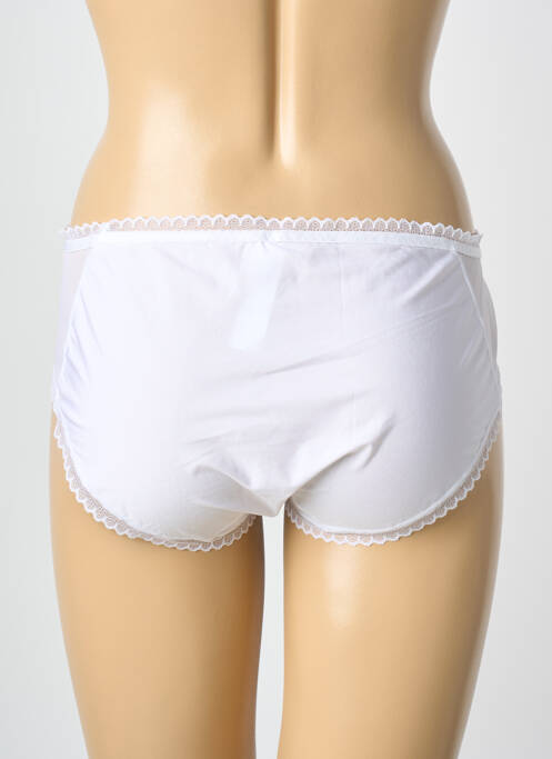 Culotte effet matière satinée blanc CHANTELLE femme