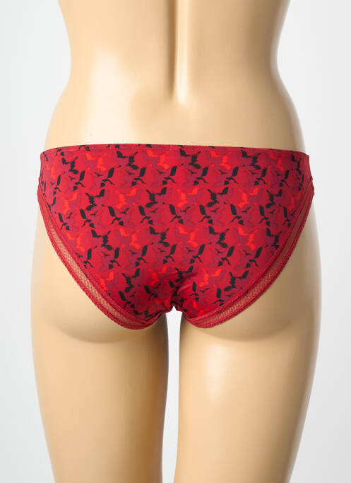 Culotte tissage satiné rouge PASSIONATA femme