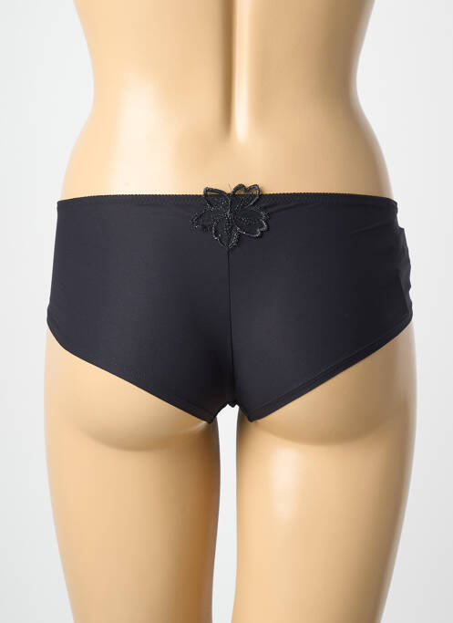 Culotte tissage satiné noir MILLESIA femme