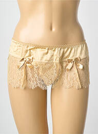 Shorty tissage satiné beige MILLESIA femme