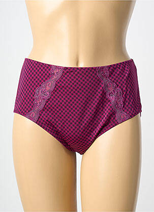 Culotte effet matière satinée violet ROSA FAIA femme