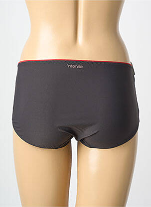 Shorty tissage satiné marron MARIE JO femme