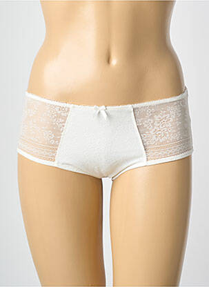 Shorty tissage satiné beige ROSA FAIA femme