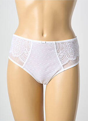 Culotte tissage satiné blanc ROSA FAIA femme