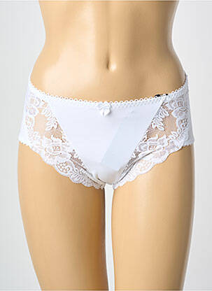 Culotte tissage satiné blanc PIEGE femme
