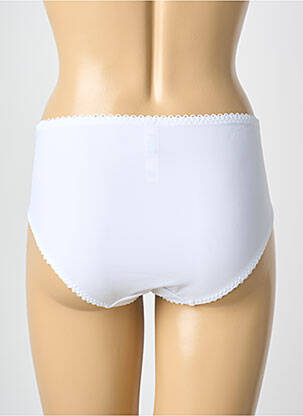 Culotte tissage satiné blanc PIEGE femme