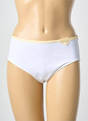 Culotte tissage satiné blanc ROSA FAIA femme