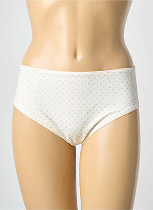 Culotte effet matière satinée beige ROSA FAIA femme