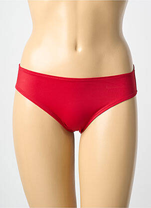 Culotte effet matière satinée rouge ROSA FAIA femme