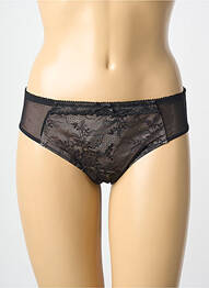 Culotte tissage satiné noir PIEGE femme