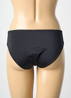 Culotte tissage satiné noir PIEGE femme