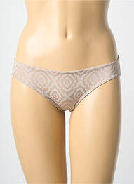 Culotte tissage satiné marron ROSA FAIA femme