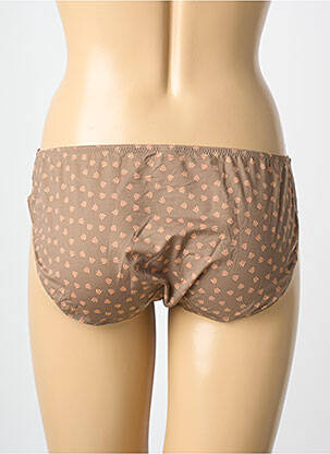 Culotte tissage satiné marron PRIMADONNA femme