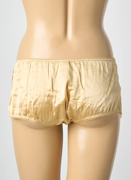 Shorty tissage satiné beige MILLESIA femme
