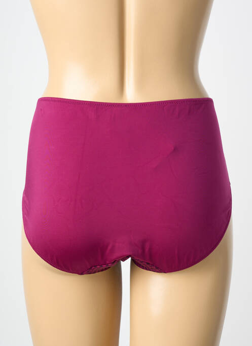 Culotte effet matière satinée violet ROSA FAIA femme