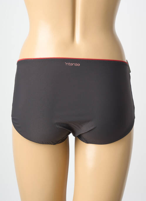 Shorty tissage satiné marron MARIE JO femme