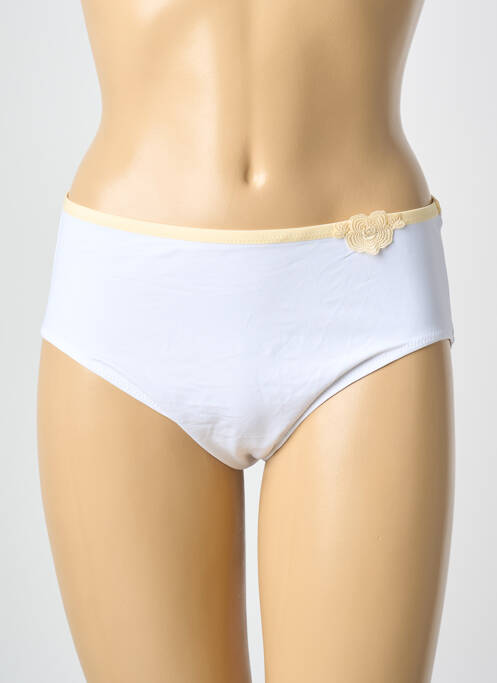 Culotte tissage satiné blanc ROSA FAIA femme