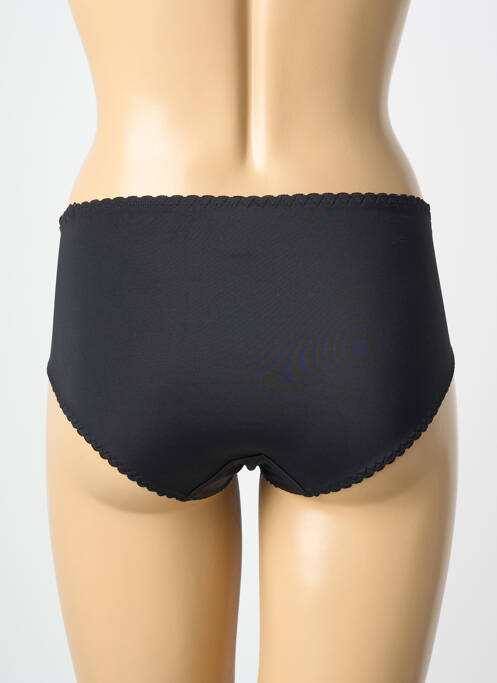 Culotte tissage satiné noir PIEGE femme