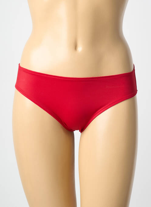 Culotte effet matière satinée rouge ROSA FAIA femme