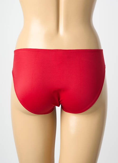 Culotte effet matière satinée rouge ROSA FAIA femme