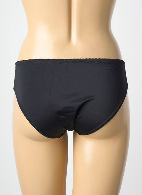 Culotte tissage satiné noir PIEGE femme