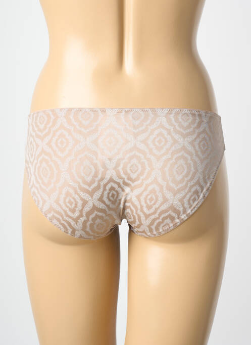 Culotte tissage satiné marron ROSA FAIA femme