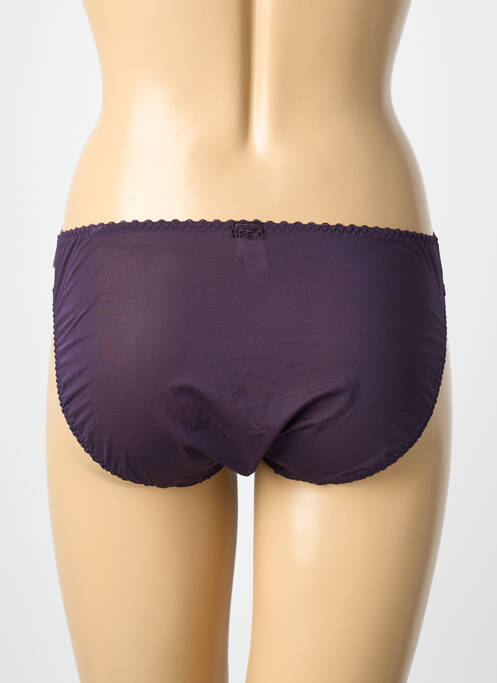 Culotte tissage satiné violet MARIE JO femme