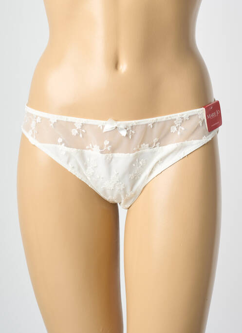 Culotte tissage satiné beige MARIE JO femme