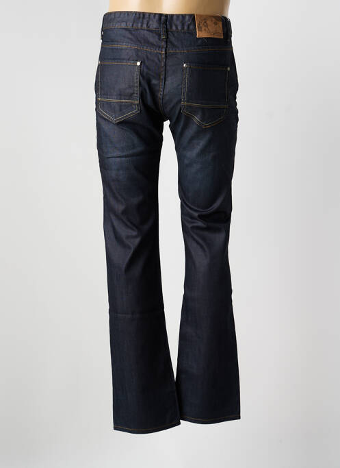 Jeans coupe droite fermeture zippée sous rabat boutonné taille normale bleu COMPTOIR DU RUGBY homme