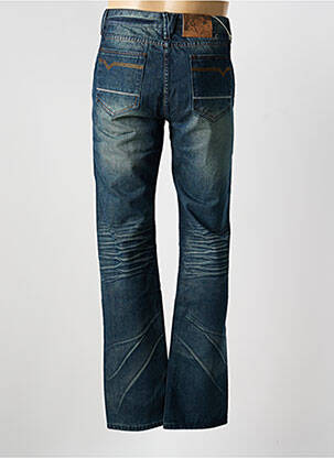 Jeans coupe droite fermeture zippée sous rabat boutonné taille normale bleu COMPTOIR DU RUGBY homme